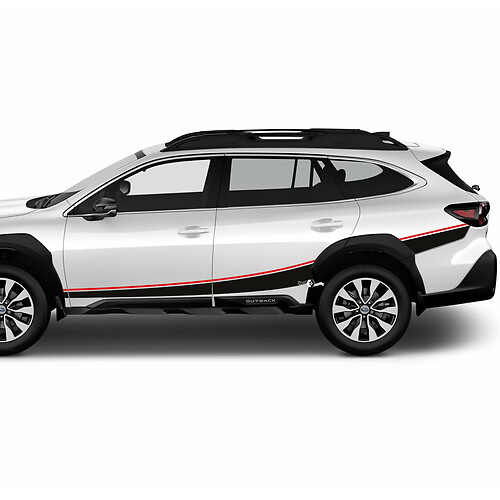 Side Side Door Stripes Vinyl Sticker Decal Graphic for Suba Outback
