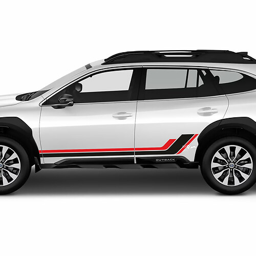 Side Side Door L Stripes Vinyl Sticker Decal Graphic for Suba Outback
