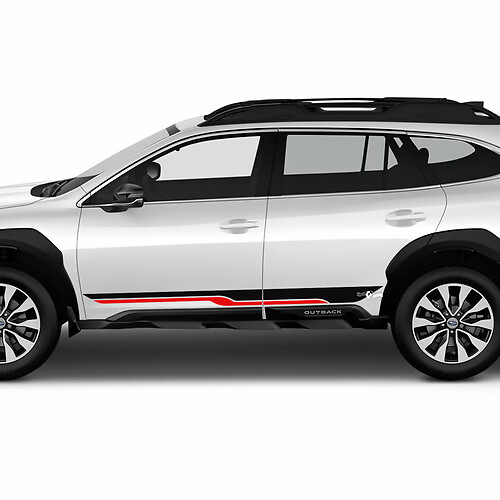 Side Side Door L Stripes Vinyl Sticker Decal Graphic for Suba Outback
