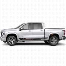 Parallel Accent Door & Rocker Panel Vinyl Stripes for Chevrolet Silverado 1500 Next Generation 2027_2