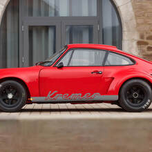 Custom Name Side Stripes Vinyl Decal for Porsche 911 Carrera_2