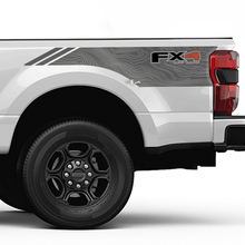 Mountains and trees Bed Side Stripes Decal Kit Vinyl Sticker Set Side Graphics for Ford Trucks
 2