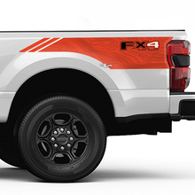 Mountains and trees Bed Side Stripes Decal Kit Vinyl Sticker Set Side Graphics for Ford Trucks
 3