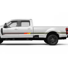 Retro F350 Side Stripes Decal Kit Vinyl Sticker Graphics for Ford Trucks
 2