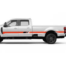 Retro F350 Side Stripes Decal Kit Vinyl Sticker Graphics for Ford Trucks
 3