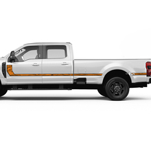 Topographic Map F350 Side Stripes Decal Kit Vinyl Sticker Graphics for Ford Trucks
 3