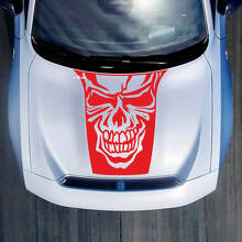 Hood Skull Decal Sticker for Dodge Charger Electric
 3