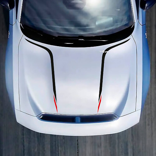 Hood Accent Decal Sticker for Dodge Charger Electric
