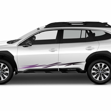 Side Stripes Gradient Vinyl Decal - Sporty Graphic Sticker fit Suba Outback
 2