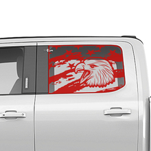 Side Bald Eagle US Flag Window Decal Vinyl Sticker Graphics for Ford Trucks
 2