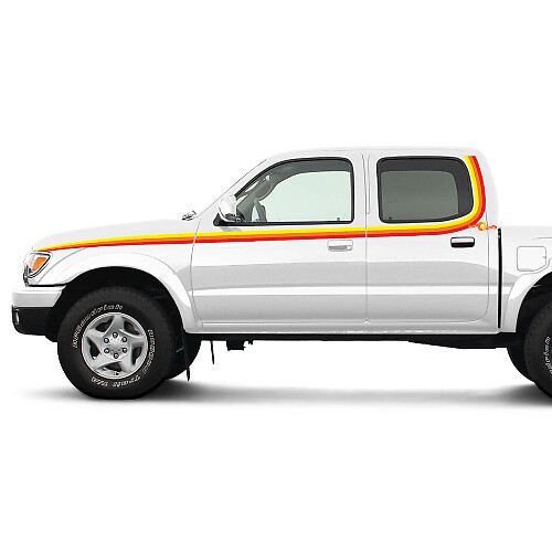 Toyota Tacoma Vintage Stripes Tacoma 1995-2004 Decal Sticker
