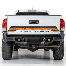 Toyota Tacoma Vintage Stripes Topographic Map Side Hood Tailgate decals Stickers
 3