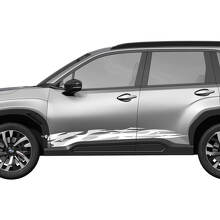 Side Rocker Panel Stripes Vinyl Decal - Graphic Sticker universal fit Suba Forester
 2