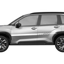 Side Doors Stripes Vinyl Decal - Graphic Sticker universal fit Suba Forester
 3