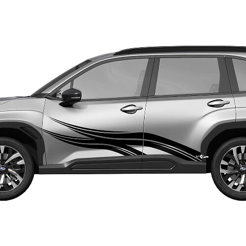 Side Doors Tribal Vinyl Decal - Graphic Sticker universal fit Suba Forester

