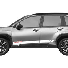 Side Doors Rocker Panel Stripes Vinyl Decal - Graphic Sticker universal fit Suba Forester
 2