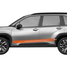 Side Doors Rocker Panel Racing Stripes Vinyl Decal Graphic Sticker 2 for Subaru 3