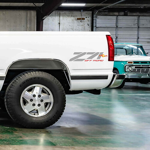 Z71 Off Road Bedside Decals Pair for Chevrolet Silverado GMC Sierra 