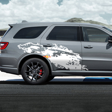 DODGE Durango RT Destroyed splash decal vinyl stickers
 2