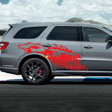 DODGE Durango RT Destroyed splash decal vinyl stickers
 3