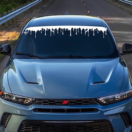 Hornet Hash Windshield Stripe Banner Decal Sticker - Custom Vinyl Graphics fit to Dodge Hornet
