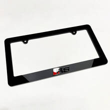 RS Style Acrylic License Plate Frame for Audi RS_2