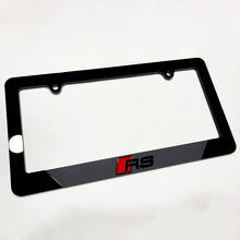 RS Style Acrylic License Plate Frame for Audi RS_4