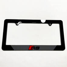 RS Style Acrylic License Plate Frame for Audi RS_6