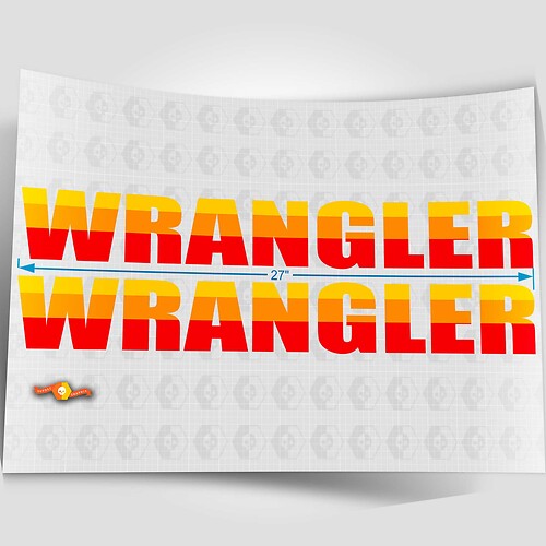 Retro Vintage Hood decals Stickers for Jeep Wrangler Rubicon Renegade
