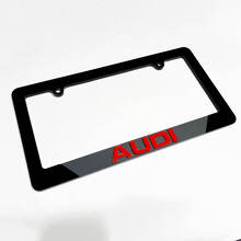 Vehicle License Plate Covers Frames Decor for Audi
 6