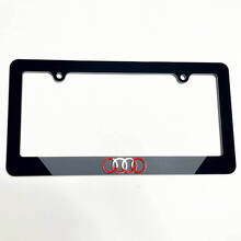 Rings Logo Vehicle Licence Plate Covers Frames Decor for Audi 2