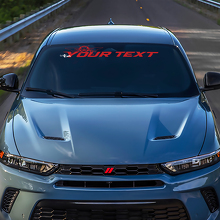Hornet Custom Lettering Windshield Vinyl Decal for Dodge Hornet_3