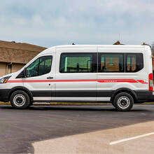 Ford Transit Vinyl Side Stripes Decals
 3