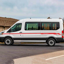 Transit Letter Line Side Stripes Vinyl Decals 3 for Musclecar Transit 3