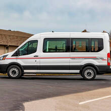 Ford Transit Vinyl Side Stripes Decals two colors
 3