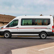 Transit Letter Line Side Stripes Vinyl Decals 2 for Musclecar Transit 3