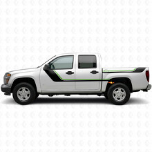 Sweeping Upper Accent Door & Bedside Vinyl Stripes for Chevrolet Colorado 1st Gen 2004-2012_4