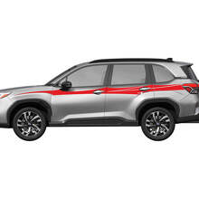 Side Doors Rocker Panel Racing Stripes Vinyl Decal Sticker 6 for Subaru 3