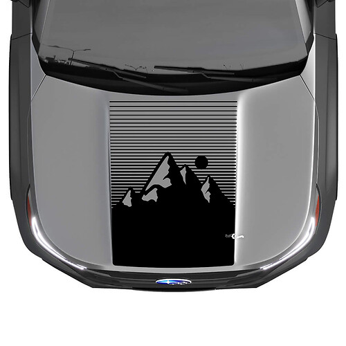 Mountains Hood Vinyl Sticker Decal Graphic for Suba Forester
