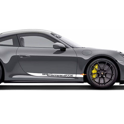 Side Doors  Stripes Kit Decal Sticker for Porsche 911 Carrera GTS
