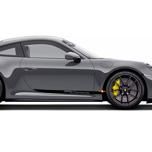 Side Doors  Stripes Kit Decal Sticker for Porsche 911 Carrera GTS
