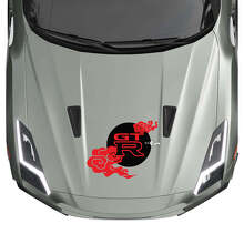 Sun Clouds JDM Style Hood Vinyl Decal Sticker for Nissan GT-R_3