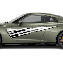 Lightning Side Doors Graphics Decal Kit 2 for Nissan GT-R 2