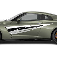 Lightning Side Doors Graphics Decal Kit for Nissan GT-R 2