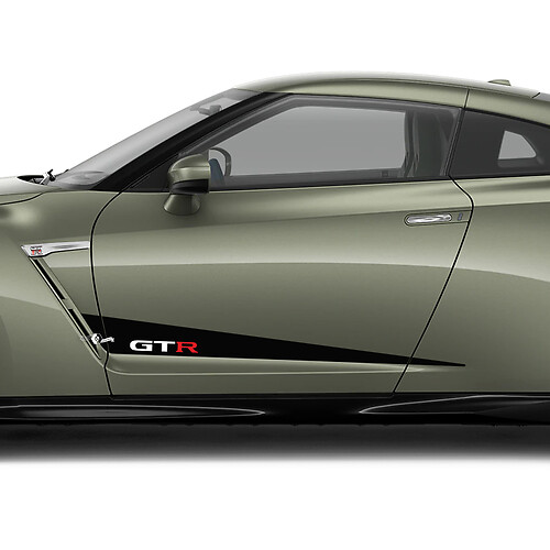 Side Doors Graphics Decal Kit for Nissan GT-R 3
