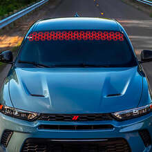 Vinyl Decal Sticker Graphics Honeycomb Windshield For Dodge Hornet 3