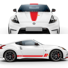 Nissan Nismo 370Z Hood Side Sticker Decal Vinyl Graphic Kit
 3