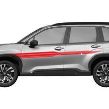 Side Doors Stripes Racing Stripes Vinyl Decal - Graphic Sticker universal fit Suba Forester 1
 3