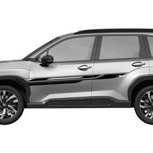 Side Doors Racing Stripes Vinyl Decal - Graphic Sticker universal fit Suba Forester 2 colors
 2