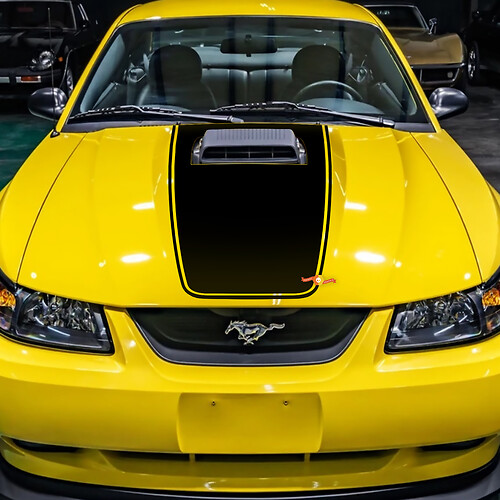 Ford Mustang Mach 1 Hood Decal Car Vinyl Sticker
